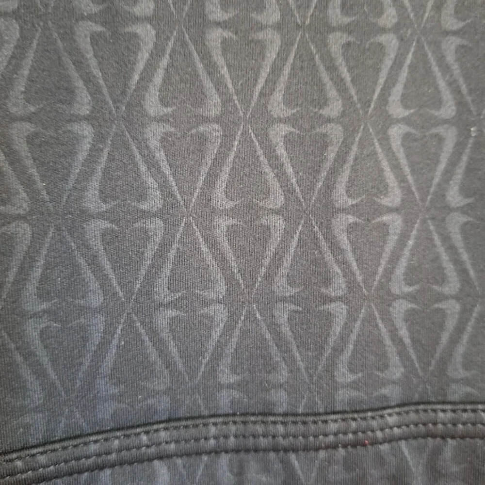 nike tank top bra size small black with cute nike swish design - Picture 2 of 5